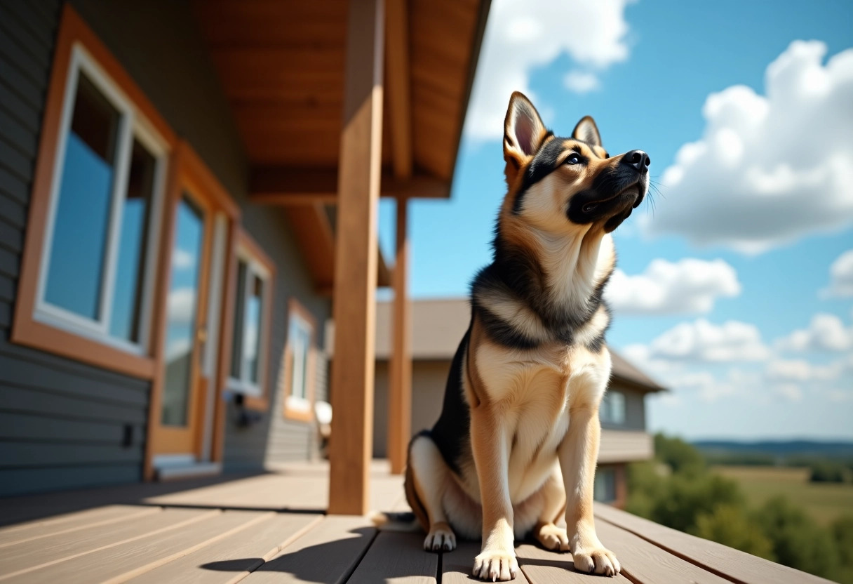 berger allemand husky