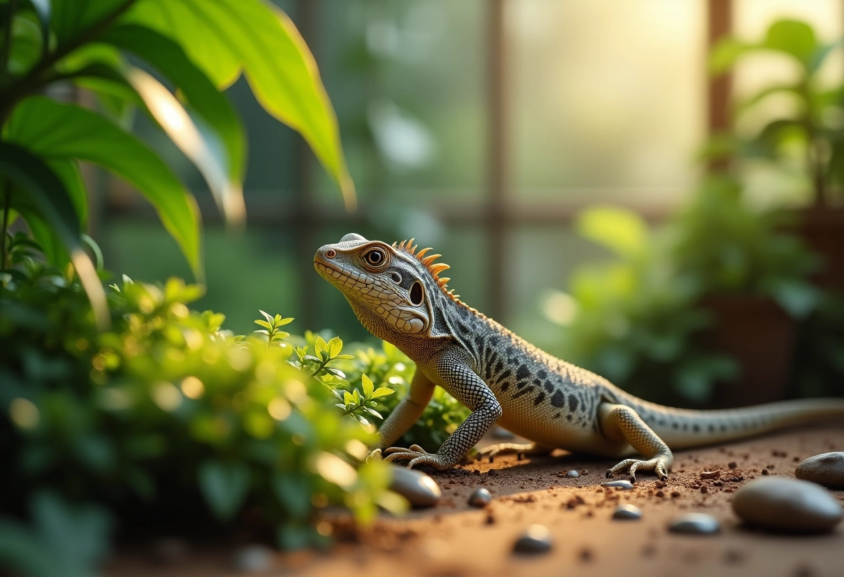 lézard domestique