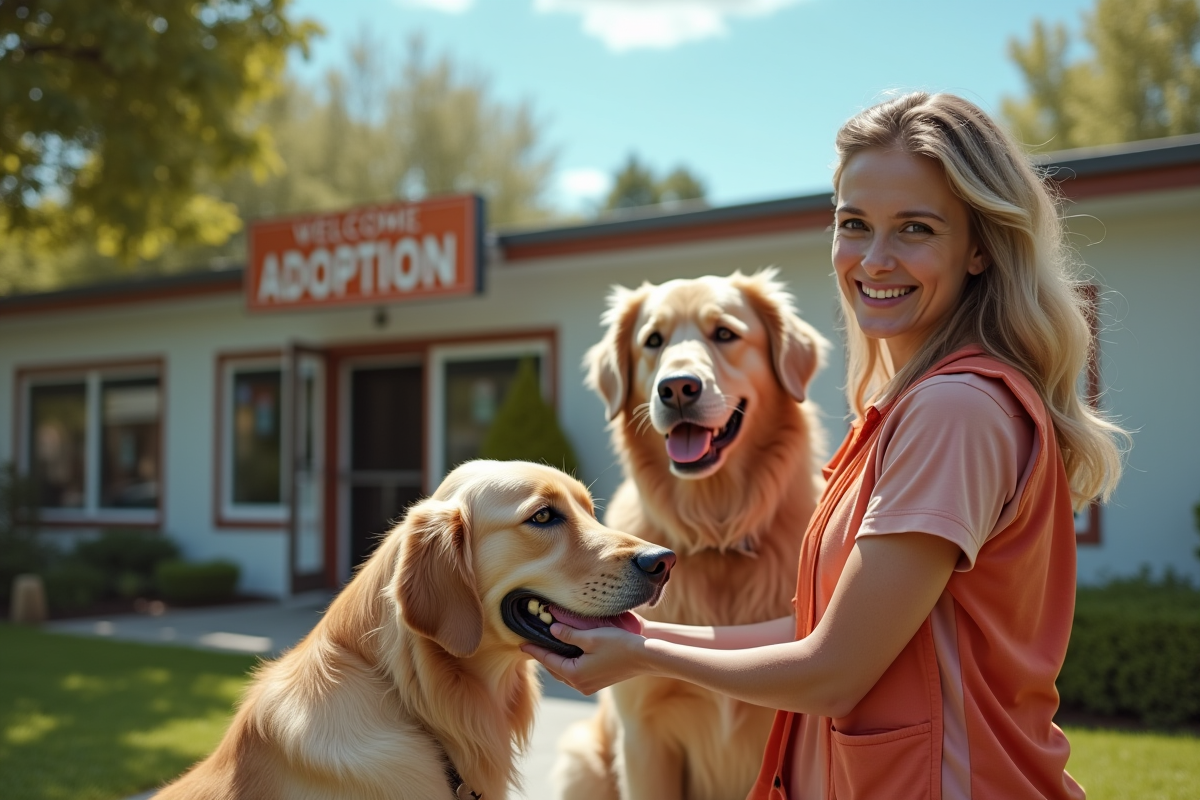 chien adoption
